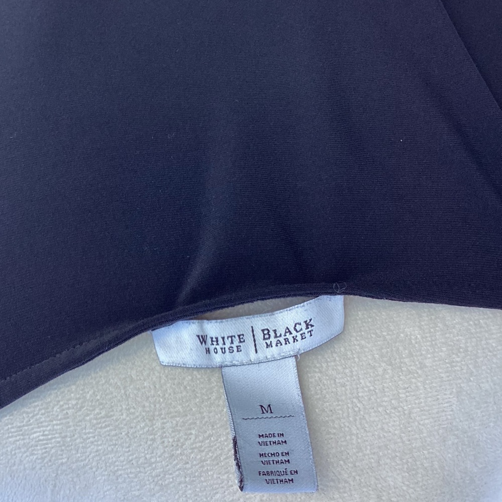 WHBM classic black scoop neck dress - Picture 7 of 8